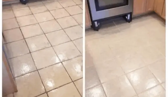 Synoshi Pro Before and After — Bathroom Tile Deep Clean